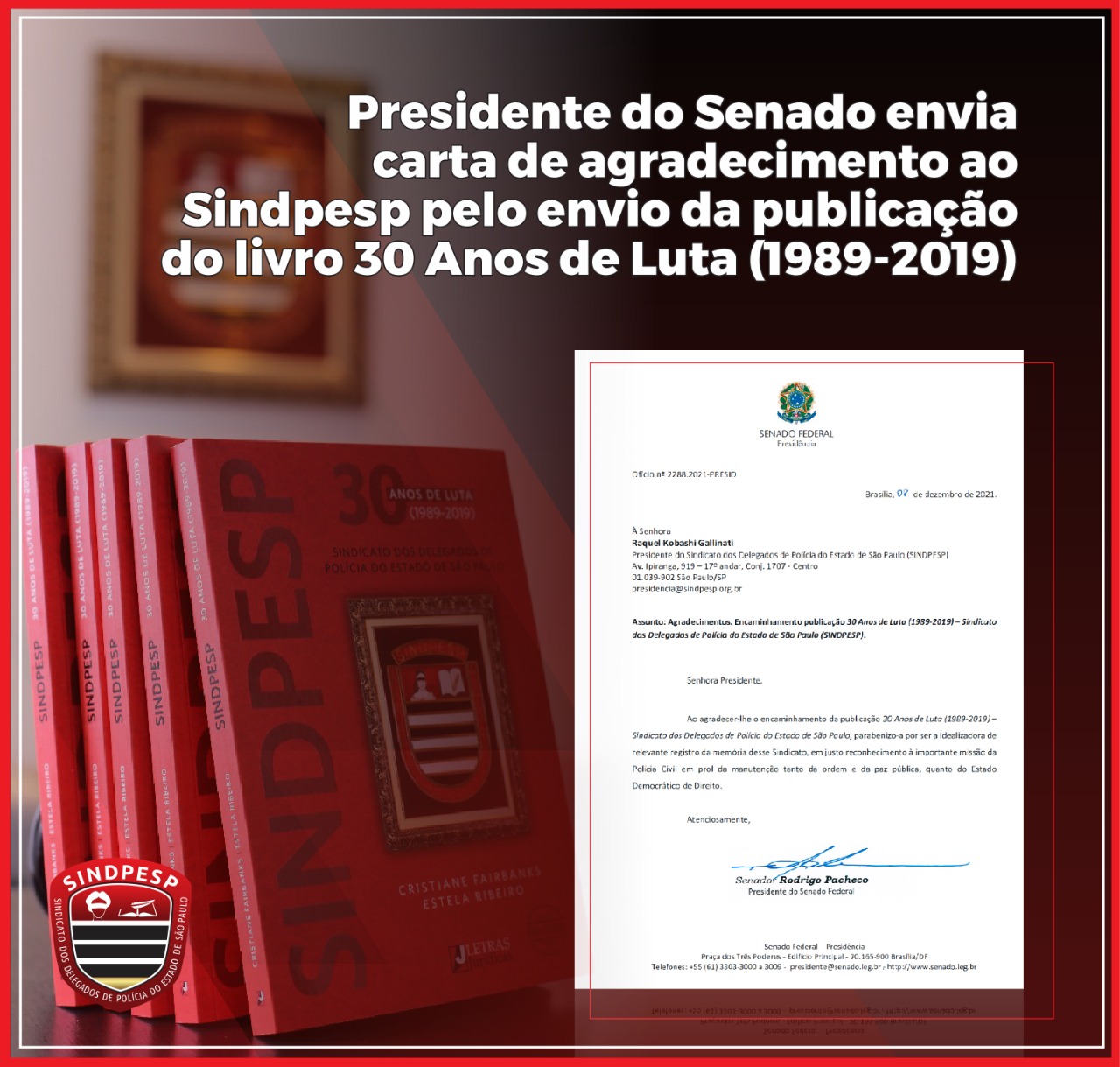 Cartão De Agradecimento Livros