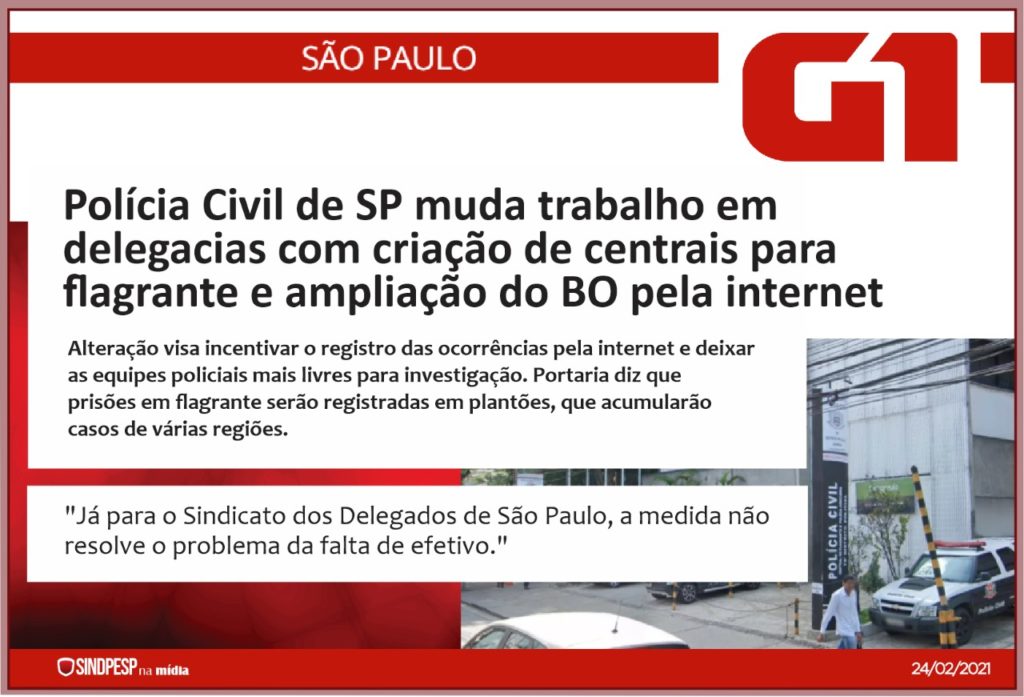 G1 – Polícia Civil De SP Muda Trabalho Em Delegacias Com Criação De ...