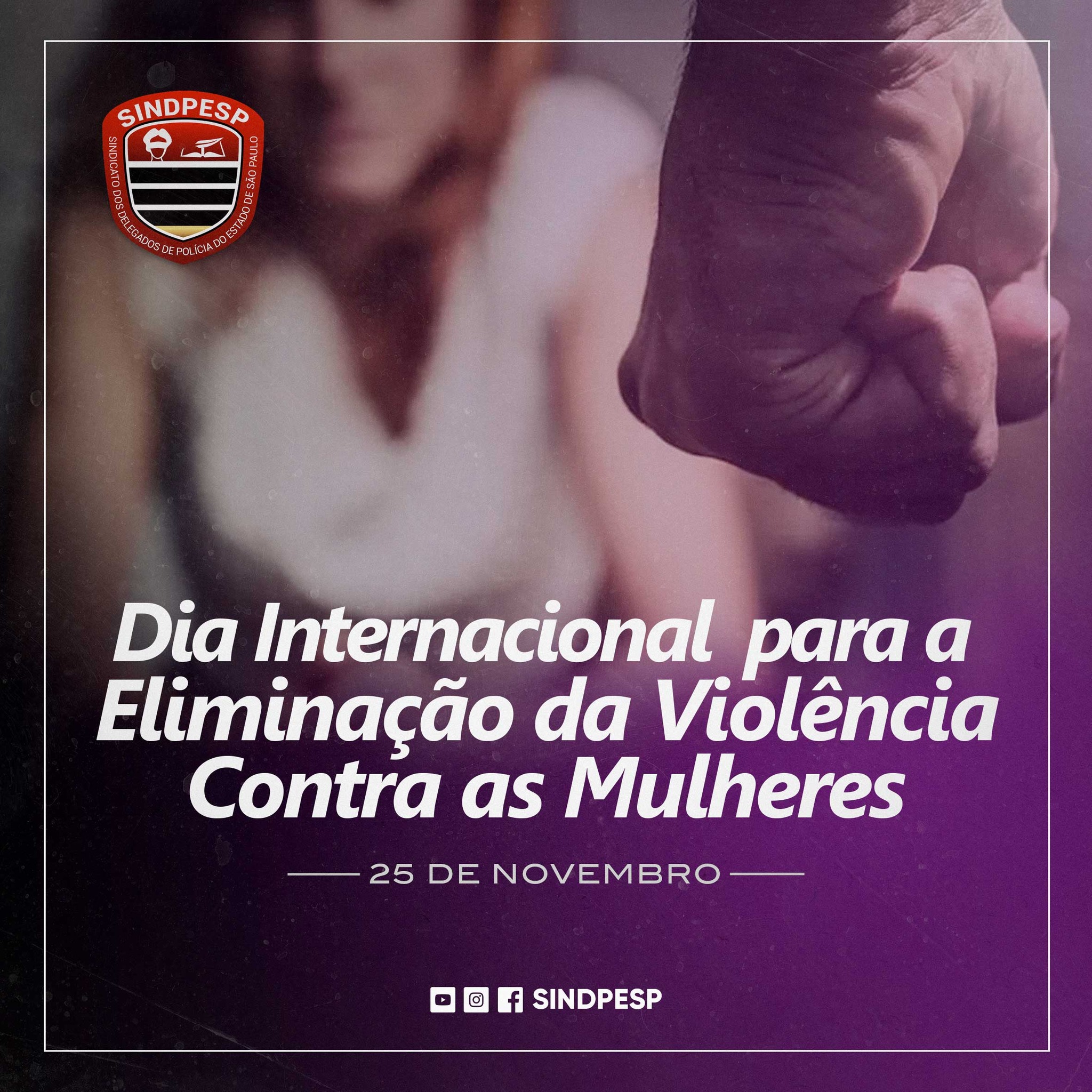 25 De Novembro Dia Internacional Para A Eliminação Da Violência Contra As Mulheres Sindpesp